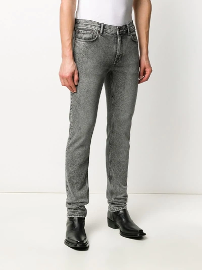 Shop Acne Studios North Slim-fit Jeans In Grey