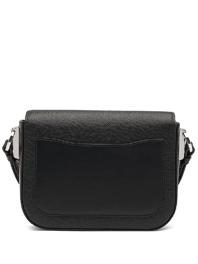 Shop Prada Saffiano Shoulder Bag In Black