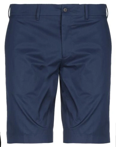 Shop Prada Shorts & Bermuda In Dark Blue