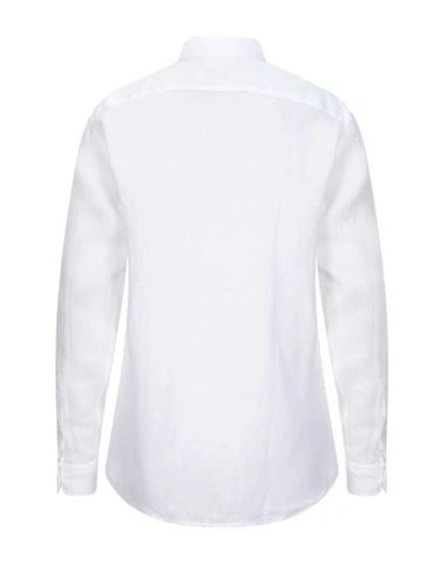 Shop Ermenegildo Zegna Linen Shirt In White