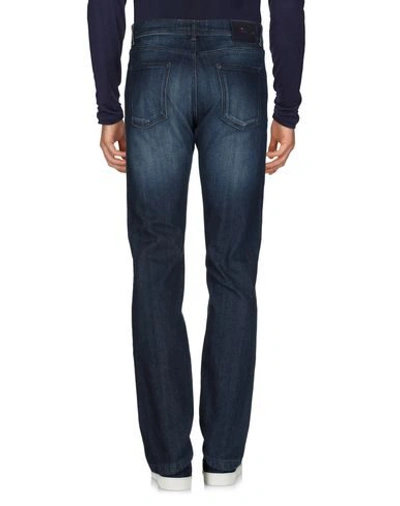 Shop Kiton Denim Pants In Blue