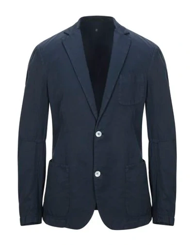 Shop Dondup Suit Jackets In Blue