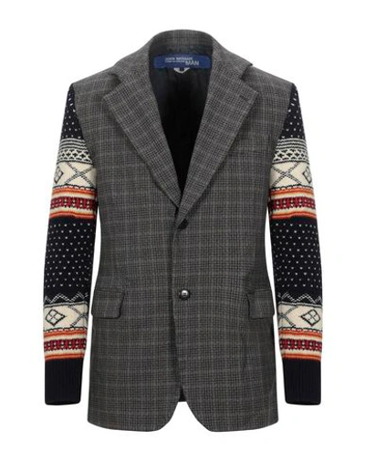 Shop Junya Watanabe Suit Jackets In Grey