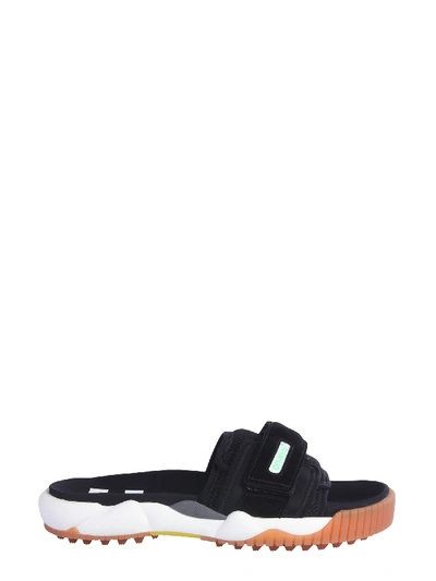 Shop Off-white Slide Sandals In Black No Color