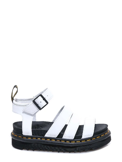 Shop Dr. Martens' Blaire Sandals In Bianco