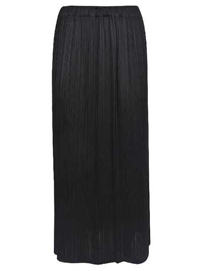 Shop Issey Miyake Monthly Colors Jan Skirt In Nero