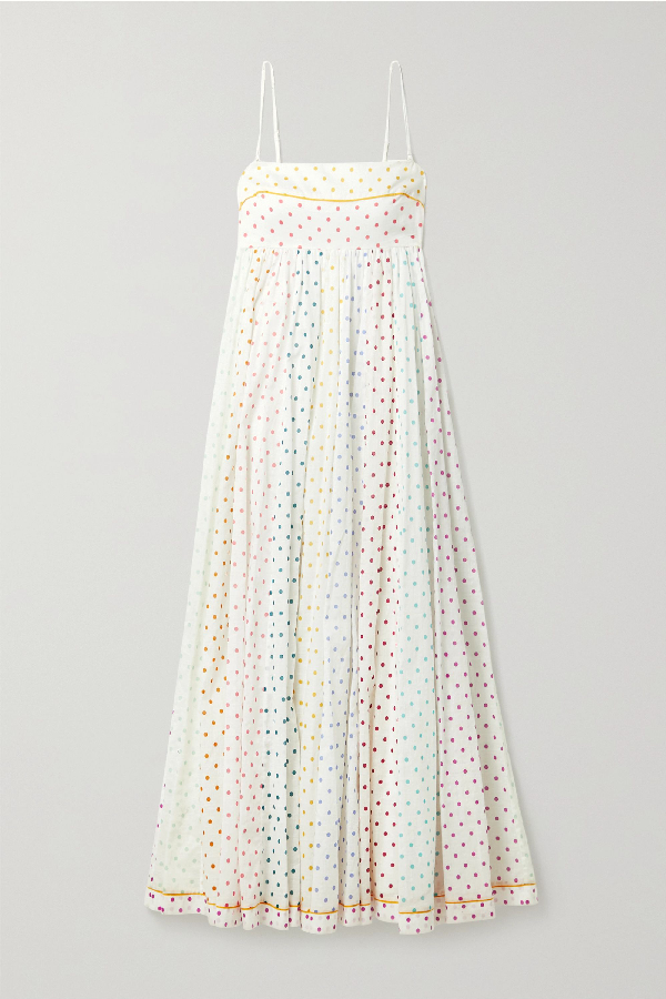 cotton voile maxi dress