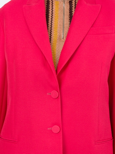 Shop Valentino Classic Blazer Pink