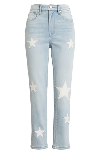 star patch jeans