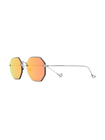 Shop Eyepetizer Oscar Tinted Sunglasses In Silver