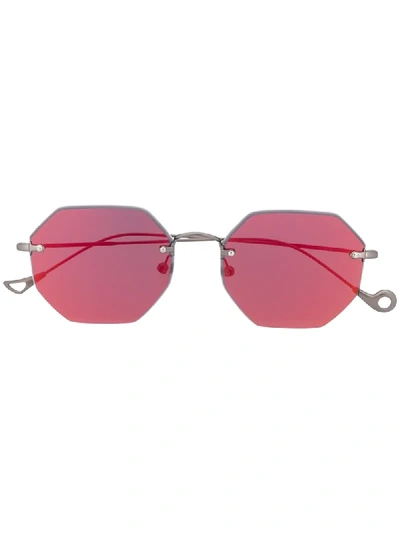 Shop Eyepetizer Oscar Tinted Sunglasses In Silver