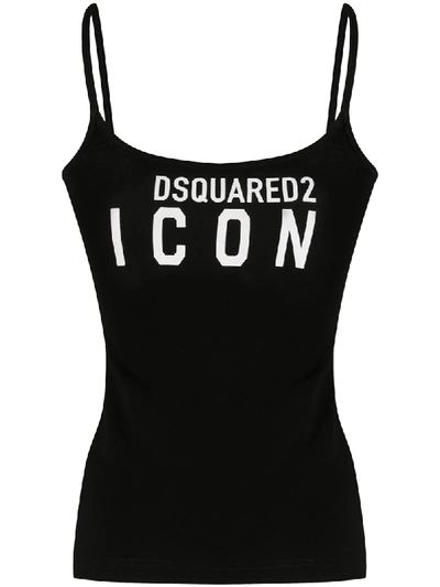 Shop Dsquared2 Icon Tank Top In Black