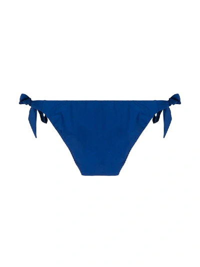 Shop Carine Gilson Lace Applique Swim Bottom In Blue