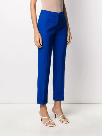 FEDERICA TOSI MID-RISE SLIM FIT TROUSERS 