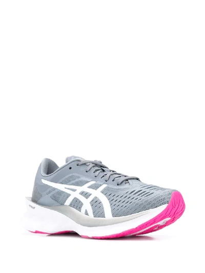 Shop Asics Novablast Lace-up Sneakers In Grey
