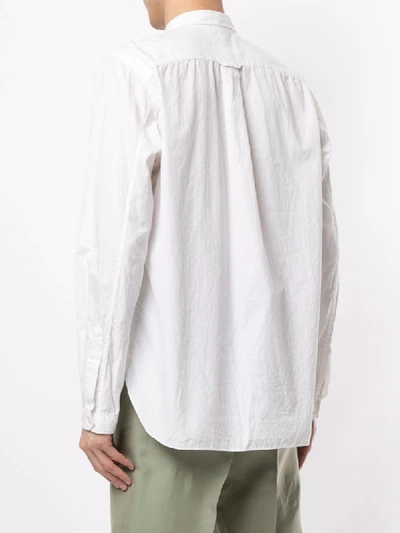 Pre-owned Junya Watanabe 波点图案衬衫 In White