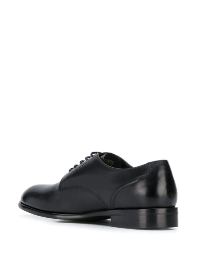 Shop Ermenegildo Zegna Lace-up Oxford Shoes In Black