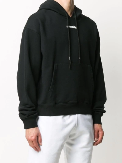 Shop Off-white Maker Arrows Long-sleeved Hoodie In Black