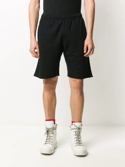 Shop Off-white Caravaggio Arrows Track Shorts In Black
