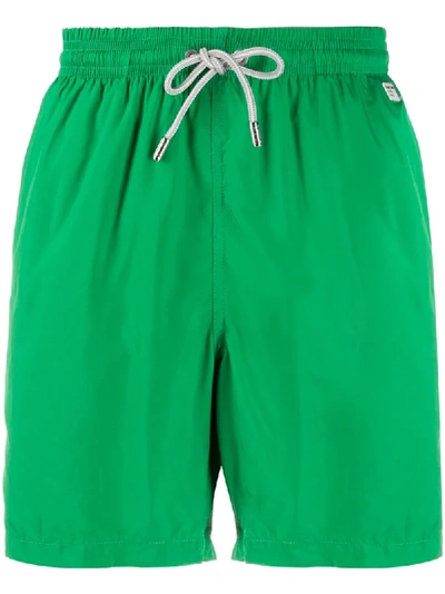 Shop Mc2 Saint Barth Badeshorts Mit Kordelzug In Green