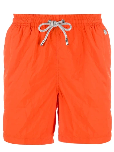 Shop Mc2 Saint Barth Pantone Swim Shorts In Orange