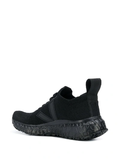 Shop Rick Owens X Veja Low-top Sneakers In Black