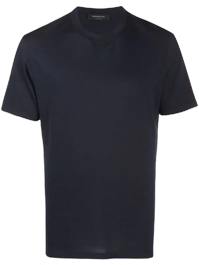 Shop Ermenegildo Zegna Short-sleeve T-shirt In Blue