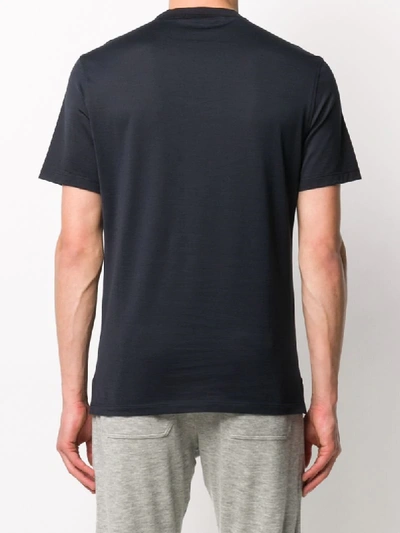 Shop Ermenegildo Zegna Short-sleeve T-shirt In Blue