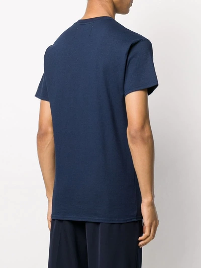 Shop Corelate Mesh Panel T-shirt In Blue