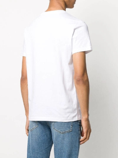 Shop Ck Calvin Klein Logo-print T-shirt In White