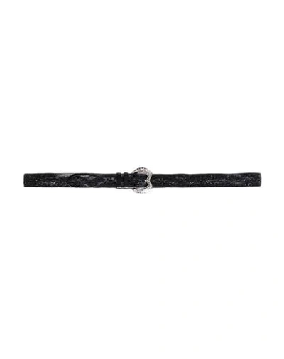 Shop Alberta Ferretti Belts In Black