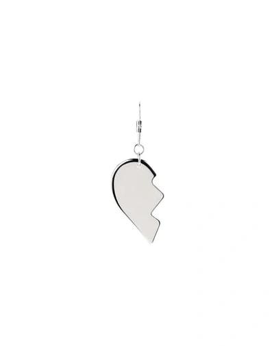 Shop Mm6 Maison Margiela Earring In Silver