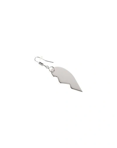 Shop Mm6 Maison Margiela Earring In Silver