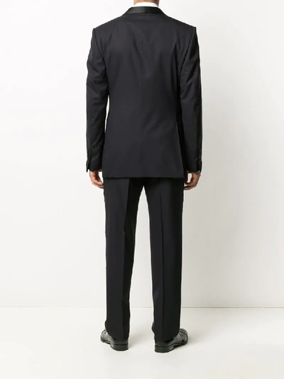 Shop Tom Ford Tuxedo Dinner Style Suit In Blue
