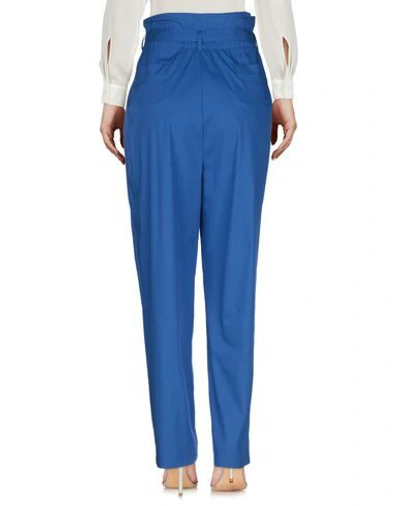 Shop Atos Lombardini Pants In Bright Blue