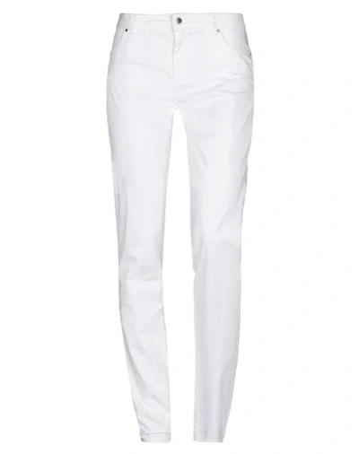 Shop Sportmax Code Pants In Ivory