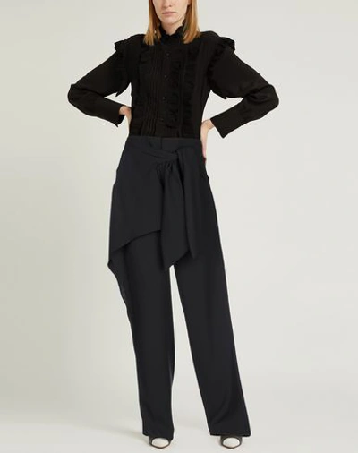 Shop Chloé Woman Pants Black Size 8 Triacetate, Polyester