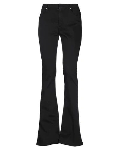 Shop Dondup Woman Denim Pants Black Size 32 Cotton, Elastomultiester, Elastane