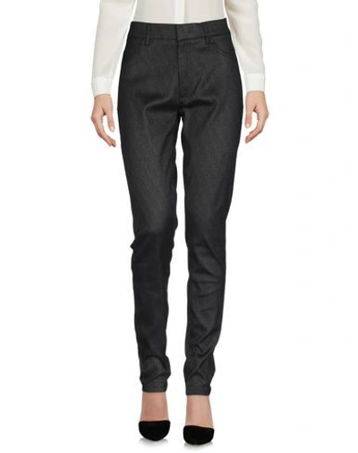 Shop Dondup Woman Pants Black Size 29 Cotton, Polyamide, Polyester, Elastane
