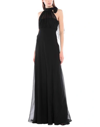 Alberta Ferretti Long Dresses In Black