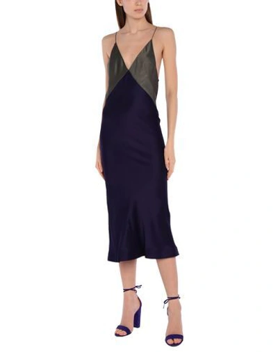 Shop Haider Ackermann 3/4 Length Dresses In Purple