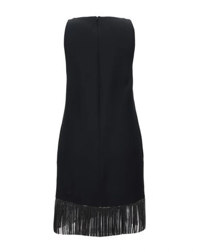 Shop Philosophy Di Lorenzo Serafini Woman Mini Dress Black Size 6 Viscose, Virgin Wool