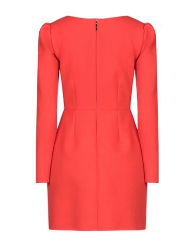 Msgm Short Dresses In Red