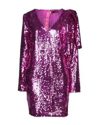 Shop Msgm Woman Mini Dress Light Purple Size 4 Polyester