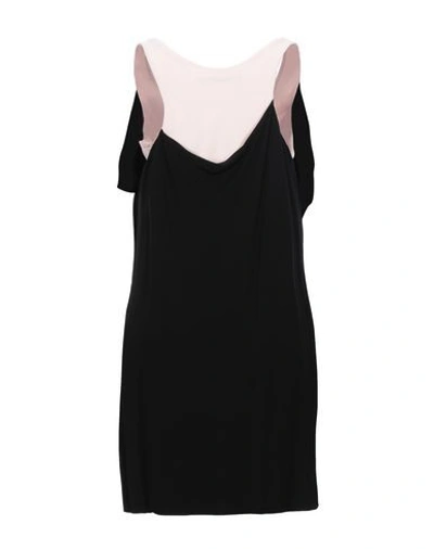 Shop Philosophy Di Lorenzo Serafini Woman Mini Dress Black Size 6 Viscose
