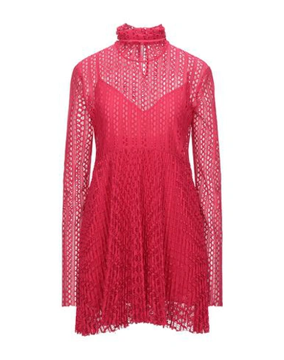 Shop Philosophy Di Lorenzo Serafini Woman Mini Dress Red Size 6 Polyester