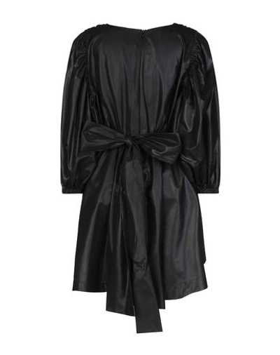 Msgm Short Dresses In Black