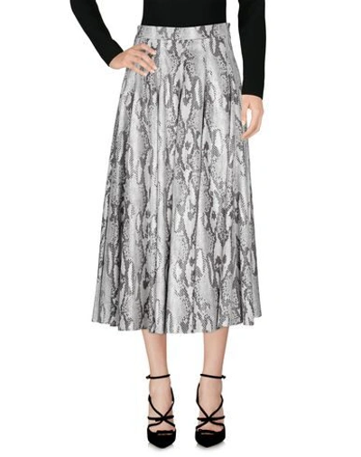 Msgm Midi Skirts In White