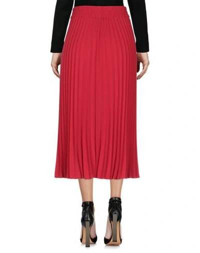 Shop Red Valentino Midi Skirts In Red