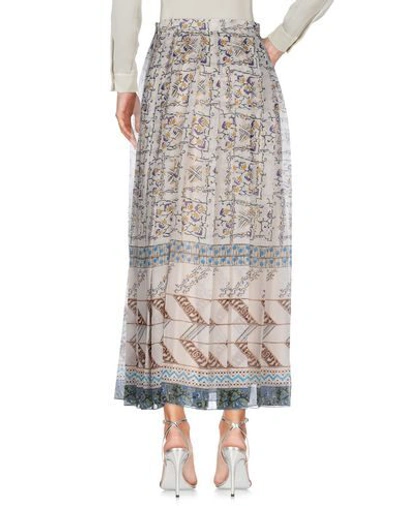 Dior Maxi Skirts In Light Grey